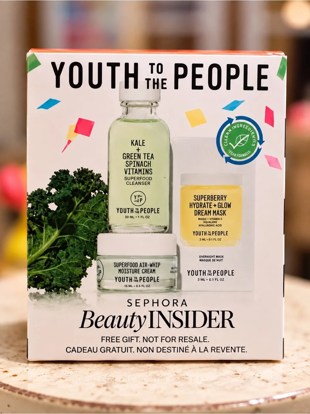 Youth To The People Sephora Beauty Insider Skincare Set Superfood Cleanser Dream